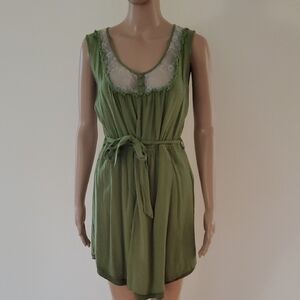 Olive Green Fairy Tank Dress